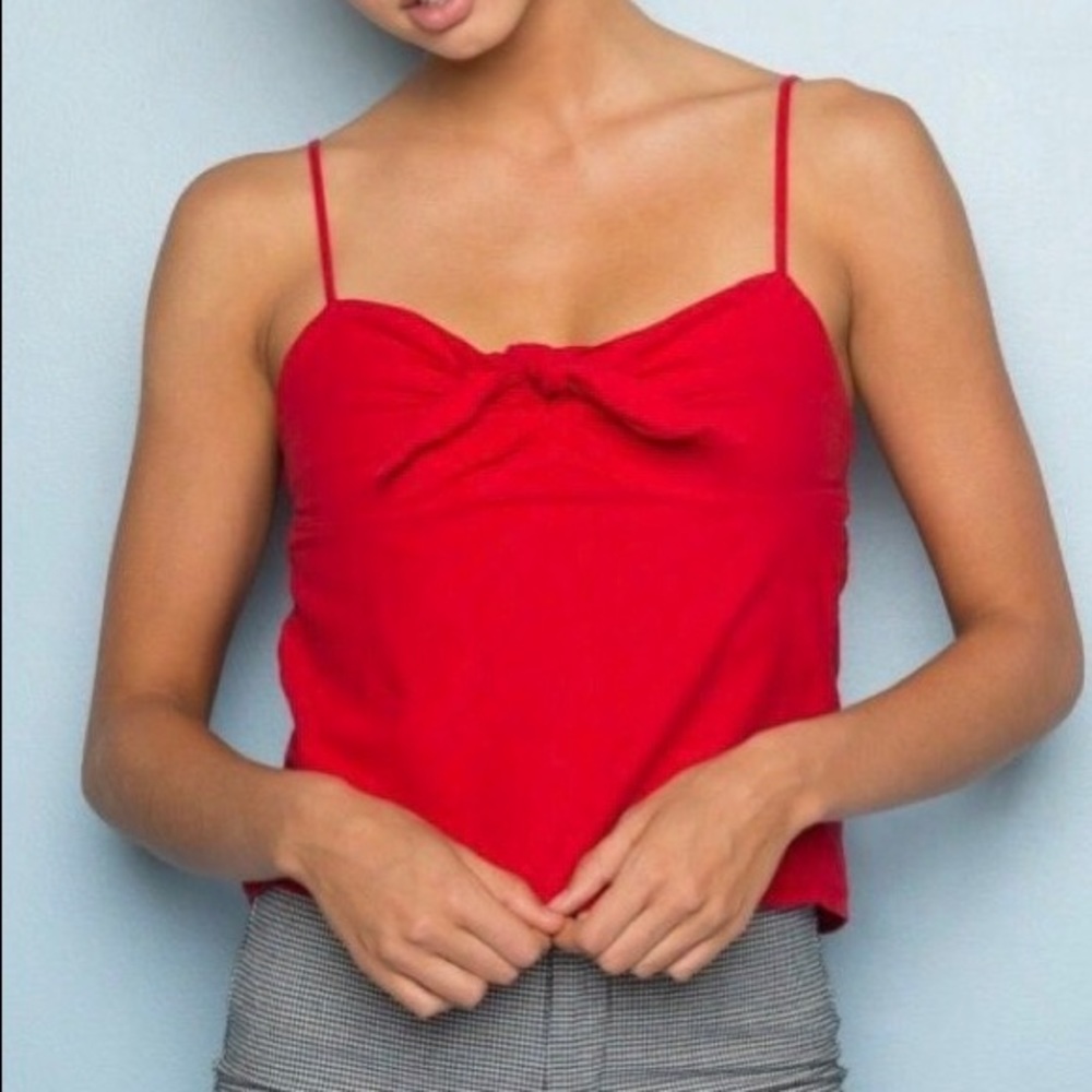 Brandy Melville front tie tank top